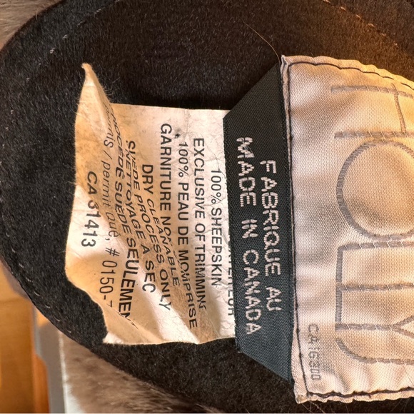 Suede sheepskin coat - Picture 4 of 4